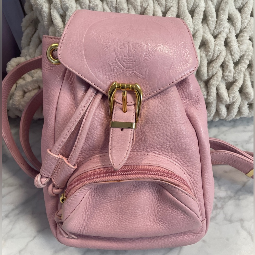 Versace Pink Mini Backpack - Picture 2 of 10